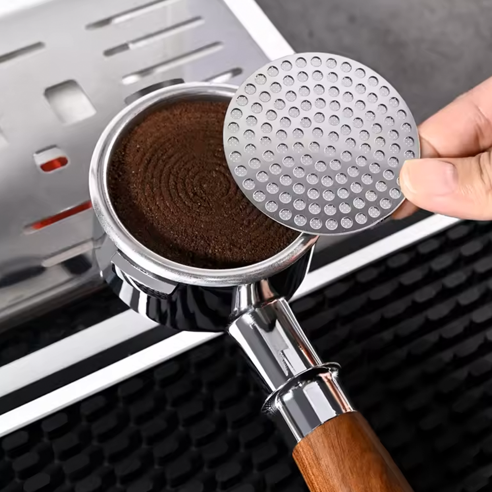 51/53/58mm Reusable Double Coffee Filter Screen Heat Resistant Puck For Delonghi Breville Portafilter Accessory Barista Tool