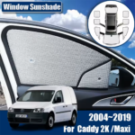 For VW Caddy 2K Accessories Volkswagen Maxi MK3 2004~2019 Car Window Sunshade Anti-UV Visor Blind Covers Camper Interior Parts