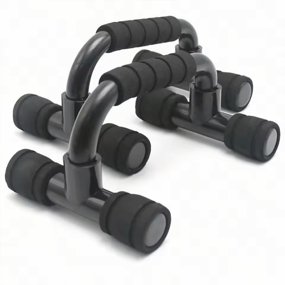1pair Non-Slip Two Tone Iron Fitness Push Up Bars Gym Accessories