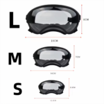Color Changing Pet Glasses, Dog Goggles, Size Dog Sunglasses, Snow Glasses, UV Resistant Dog Sunglasses