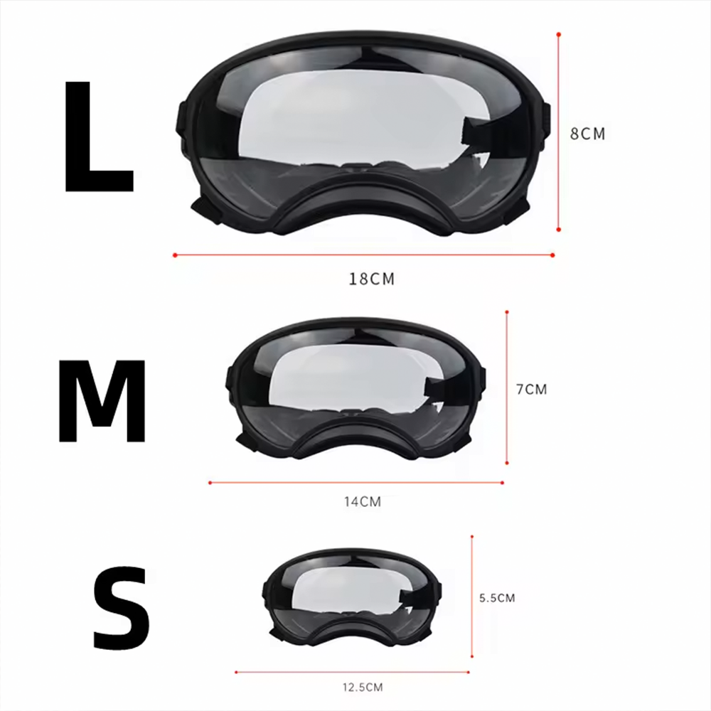 Color Changing Pet Glasses, Dog Goggles, Size Dog Sunglasses, Snow Glasses, UV Resistant Dog Sunglasses