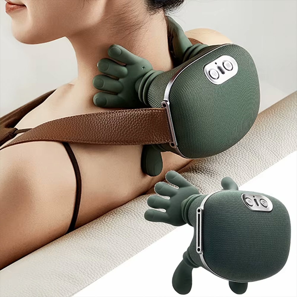 2026 Bionic Neck Shoulder Massager N7 Kneading Massager Shawl 3-Level Modes Neck Cervical Waist Leg Body Muscles Massage Pillow