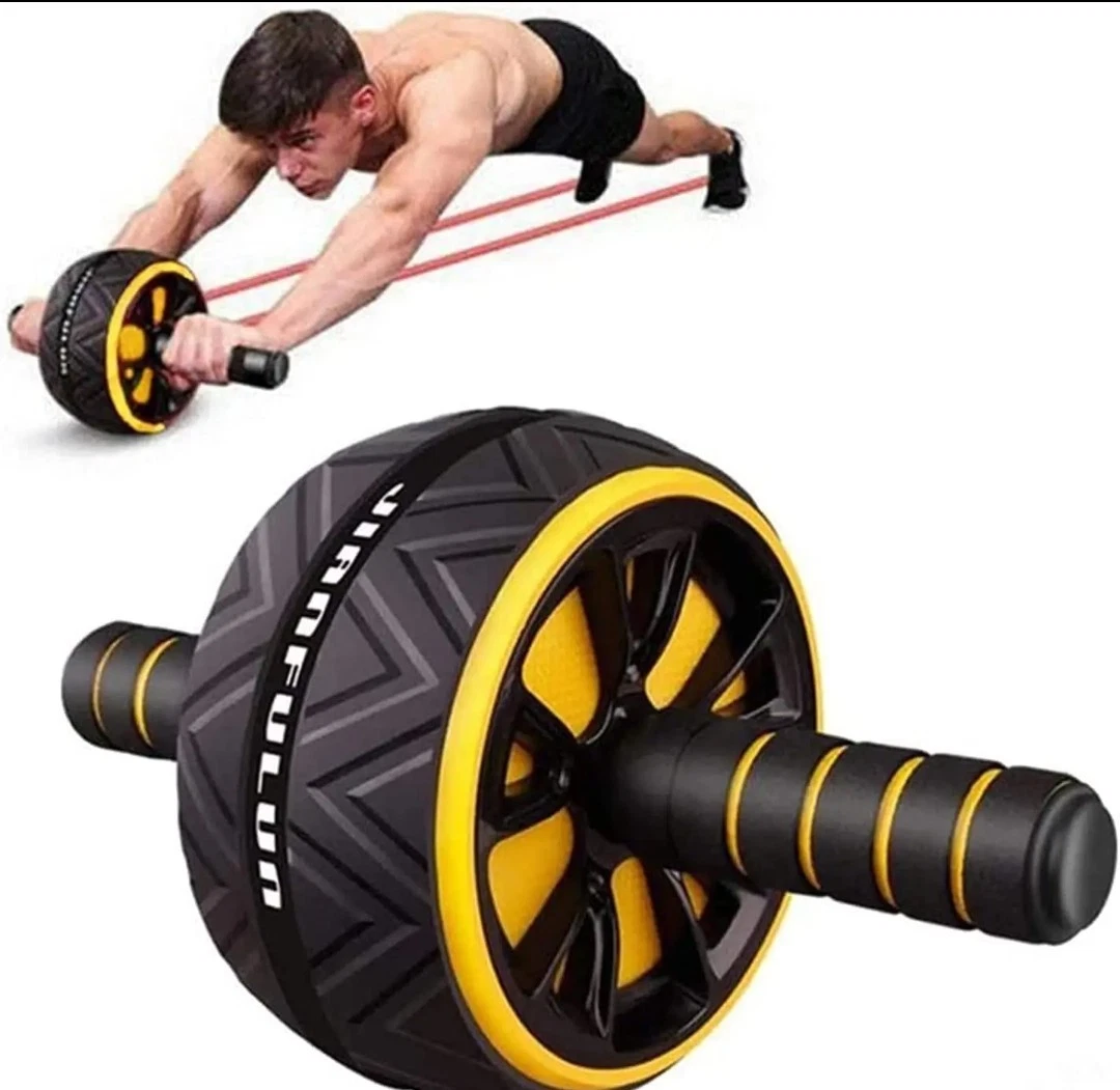 Ab Roller Wheel Abdominal Core Workout Exercise Fitness Gym Equipment
