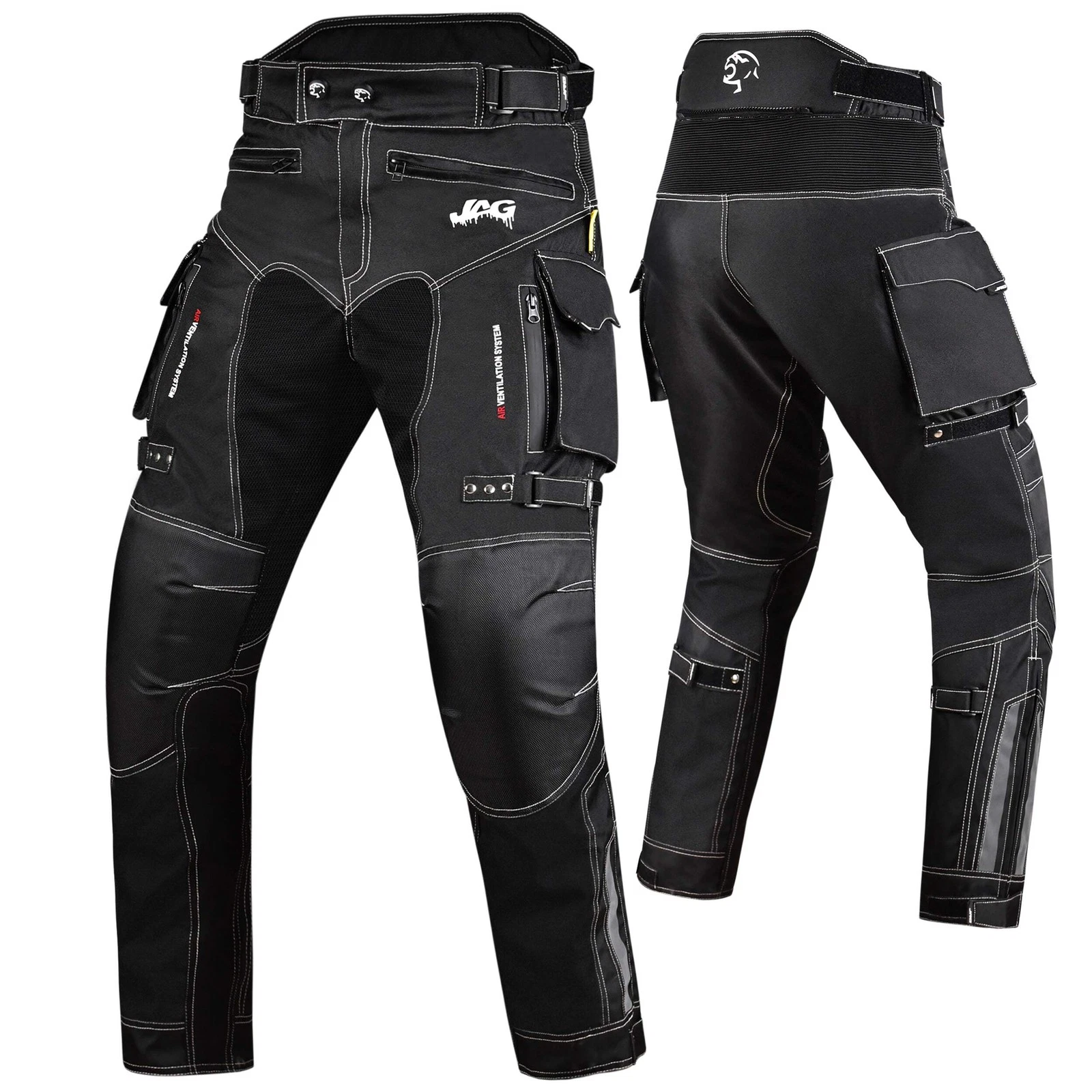 JAG Motorcycle Protective Pants Dual Sport Motocross CE Armored Riding Pants