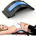 Lower Back Lumbar Spine Stretcher Posture Support Massager Back Relief Device